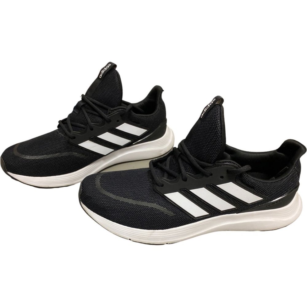 adidas Cloudfoam Comfort Men's Runner Shoes- Black & White-Size 11-(NO BOX)